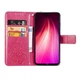 Чохол Clover для Xiaomi Redmi Note 8T книжка шкіра PU малиновий Без бренду - зображення 4