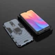 Чехол Iron Ring для Xiaomi Redmi 8A бампер противоударный с подставкой Dark Blue - изображение 4