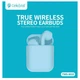 Наушники Bluetooth беспроводные Celebrat W10 с микрофоном Light Blue - изображение 4