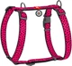 Шлея для собак Collar анатомическая H-образная WAUDOG Nylon с QR-паспортом, пластиковый фастекс, S, Ш 15 мм, A 30-40, B 30-50 рисунок "Арбуз" (5613) - изображение 1