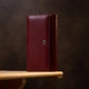 Женский кожаный кошелек ST Leather 19х10х3 см 000162169 - изображение 7