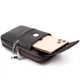 Вместительная сумка унисекс поясная на два отделения Vintage Bag 20427 Коричневая - изображение 3