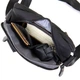 Универсальная текстильная мужская молодежная сумка на два отделения VINTAGE Youth Bag 20660 Черный - изображение 3
