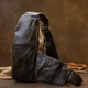 Мужская кожаная сумка Vintage 16,5х31,5х6,3 см 000158582 - изображение 6