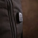Рюкзак Мужской Текстильный Тревел Рюкзак Smart Унисекс Vintage Черный (171246) - изображение 7