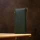 Шкіряний гаманець жіночий ST Leather 19х9,5х1,5 см (acs0018189) Зелений - зображення 7