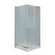 Душевая кабина Lidz Wawel SC80x80.SAT.LOW.FR, стекло Frost 4 мм - изображение 1