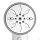 Отпариватель для одежды Lesko JK-8518 White ручной утюг 220W (SKU_6747-22928) - изображение 3