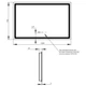 Зеркало Qtap Mideya 1200х800 (DC-F613) с LED-подсветкой и антизапотеванием QT2078F613W - изображение 2