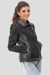 Куртка Exclusive moda М-278 44 Черно-белый - изображение 5