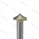 Фреза ГЛОБУС 2157 пазовая фасонная d8 D16 h8 R20 - изображение 3