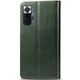 Чехол-книжка GETMAN Gallant (PU) кожаный для Xiaomi Redmi Note 10 Pro / 10 Pro Max Зеленый - изображение 4