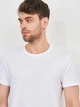 Набор футболок хлопковых длинных мужских Levi`s Slim Crewneck 79541-0002 XL 2 шт Dress Blues/White Multi Colour (5400816578406) - изображение 9