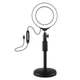 Кольцевой свет со стойкой Puluz PKT3046B RGB Ring Light 12см (9W) - изображение 2