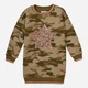 Детская теплая туника для девочки Minoti Urban 3 34065JNR 104-110 см Милитари (5059030569853) - изображение 1