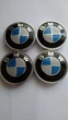 Ковпачок на диски BMW синьо-білий карбон (68мм) - зображення 1