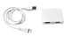 Видео сплиттер Ewell Splitter HDMI на 2 монитора, 4K2K, 3D, белый (EW358) - изображение 1