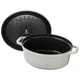 Кастрюля чугунная Staub овальная 31 cм 5.4 л белый трюфель 11031107 - изображение 4
