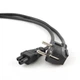 Кабель силовой Cablexpert (PC-186-ML12-1M) CEE7/7-C5, 1 м, VDE, 3х0.75 мм, с заземлением, черный - изображение 2