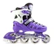 Роликові ковзани дитячі розсувні Scale Sports VIOLET LF 905 Фіолетові розмір 38-41 передні колеса світяться - зображення 3