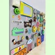 Розвиваюча дошка розмір 60*80 Бизиборд для дітей HandMade "Зірочка" 46 елементів! - зображення 2