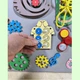 Розвиваюча дошка розмір 60*80 див. Бизиборд для дітей HandMade "Ферма" 58 елементів! - зображення 8