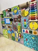 Розвиваюча дошка розмір 60*80 див. Бизиборд для дітей HandMade "Ферма" 58 елементів! - зображення 12
