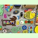 Развивающая доска размер 50*60 Бизиборд для детей HandMade "Желтый" на 37 элементов! - изображение 6