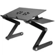 Столик для ноутбука Laptop Table T8 - складаний столик трансформер, підставка для ноутбука з охолодженням - зображення 2