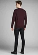 Джемпер Jack & Jones JJEBASIC KNIT CREW NECK NOOS XXL Бордовий 12137190-Port Royale - зображення 2