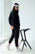 Женский спортивный костюм ONIOS Loungewear Tracksuit без капюшона Черный L 2361 - изображение 3