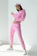 Женский спортивный костюм ONIOS Loungewear Tracksuit без капюшона Розовый L 2376 - изображение 2