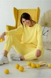 Женский спортивный костюм ONIOS Loungewear Tracksuit без капюшона Лимонный S 2358 - изображение 5