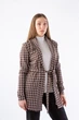 Кофти Вол (cornett) Kl 119 S коричневий/клітинка - зображення 1