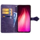 Шкіряний чохол (книжка) Art Case з візитницею для Xiaomi Redmi Note 8T Фіолетовий Без бренду - зображення 3