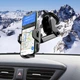 Держатель для телефона на присоске в машину HOCO CA76 Touareg one-touch center console car holder. Black - изображение 3