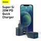 Сетевое зарядное устройство с входом Type-C BASEUS Super Si (Type-C, QC/PD, 3A, 20W). Blue - изображение 2