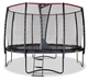 Батут EXIT PeakPro 366см чёрный с защитной сеткой - изображение 1