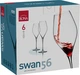 Набор бокалов для вина Rona Swan 560 мл 6 шт (6650/560) - изображение 3