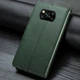 Чехол-книжка GETMAN Gallant (PU) кожаный для Xiaomi Poco X3 NFC / Poco X3 Pro Зеленый - изображение 5