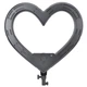 Кольцевая лампа Black Heart, d-18, 48 см - изображение 1