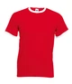 Футболка з манжетами Fruit of the Loom 3XL Червоний / Білий (D0611680RW3XL) - зображення 1