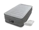Надувная кровать односпальная Intex Pillow Rest Raised Bed с подушками и встроенным электронасосом Серая 99х191х46 см (IP-172855) - изображение 1