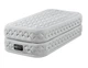 Односпальная надувная кровать для дома Intex Pillow Rest Raised Bed со встроенным электронасосом Бежевая 99х191х51 см (IP-171867) - изображение 2