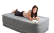 Надувная кровать односпальная Intex Pillow Rest Raised Bed с подушками и встроенным электронасосом Серая 99х191х46 см (IP-172855) - изображение 3