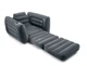 Кресло надувное лежак для дачи Intex Empaire Chaire ПВХ Черное 224 х 117 х 66 см (IP-171859) - изображение 1