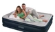 Двуспальная надувная кровать для дома Intex Deluxe Pillow со встроенным электронасосом Серая 152х203х42 см (IP-168348) - изображение 4