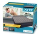Двуспальная надувная кровать для дома Intex Deluxe Pillow со встроенным электронасосом Серая 152х203х42 см (IP-168348) - изображение 5