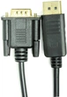 Кабель PowerPlant DisplayPort (M) - VGA (M) 1 м Черный (CA911882) - изображение 2