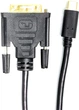 Кабель PowerPlant USB Type-C 3.1 - DVI (24+1) (M) 1 м Черный (CA912124) - изображение 2